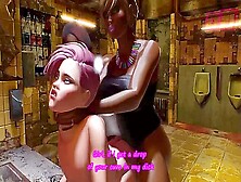 Animated 3D Shemales Rape Pink Girl In Toilet
