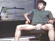 Asian Student Masturbates