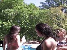 Bffs - Keisha Grey And Her Naughty Girlfriends In Bikini Get Wild In Hot Summer Day By The Pool