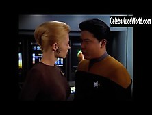 Jeri Ryan Tight Dress,  Sexy Butt Scene In Star Trek: Voyager (1995-2001)