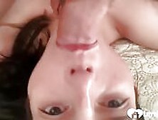 Black Haired Wife Giving A Blowjob In Pov