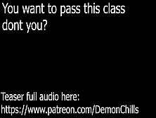 Audio Only - Fucking Your Attractive Teacher To Pass The Class Teaser