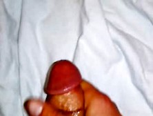 Stroking Cum From My Lubed Up Cock