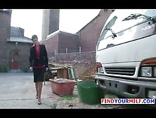 German Milf Get Fucked Hard And Rough Outdoors Hart