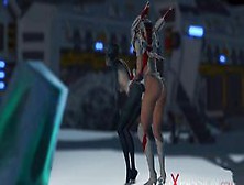 3Dxpassion - Hot Sex On Th Exoplane An Alien Gets Fucked By A Spacewoman In Spacesuit With Strapon