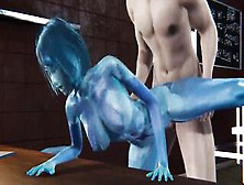 Halo - Cortana Getting Creampied - 3D Porn