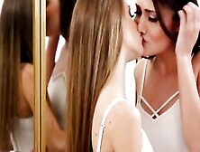Slender Bombshell Kisses And Facesit Her Bff Before Shes Asslicked