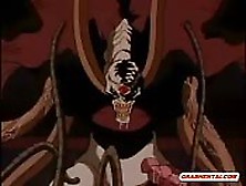 Bondage Anime Gets Whipped And Fucked By Monster