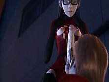 Futa Incredibles - Violet Getting Creampied By Helen Parr - 3D Porn