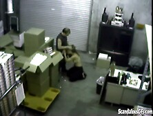 Office Slut Gets Dirty And Sucks Cock
