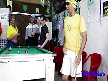 Brazilian Fans Celebrate Their Victory Inside The Cup Cabaret And End Up Inside A Mind-Sucking Off Sex Party