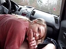 Lucy Heart Gives Head And Gets Fucked In The Car