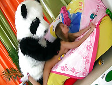 Blonde Tammi Is Sucking Panda's Dick