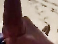 Cock Flash: A French Beurette Surprises Me On The Beach And Ends Up Making Me Cum