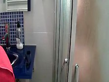Petite Teenage Girl Finishing Her Shower