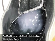 30+ Loads Of Cum Inside My Lover's Shoes - She's
