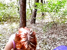 Wild German Chick Having A Great Time With Her Fucker In The Woods