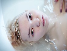 Blonde Teen Masturbating In The Bathtub