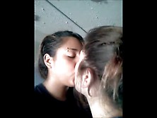 Teen Girls Kissing #1