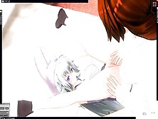 3D Cartoon Yuri Red Haired Sister Wanted To Fuck Little Sister
