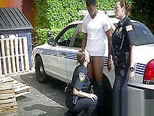 Horny Cops Arrest A Black Guy To Fuck