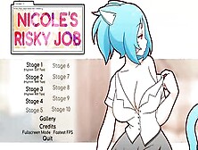 Nicole Risky Job [Hentai Game Pornplay ] Ep. Three Having Fun With A Big Toy On Web Cam