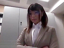 Japanese Secretary Foot Fetish Sex In The Office