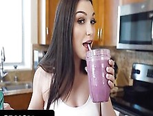 Dad Crush - Fitness Goddess Motivates Her Lazy Stepdad To Live More Healthy With Her Juicy Twat