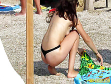 Inexperienced Nudist Voyeur Beach - Mature Close Up Pussy
