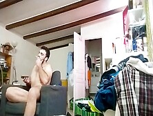 Spying & Jerking Off On Paolo Crucitti Hot Naked Stud On Hidden Cam