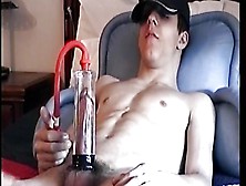 Straight Boy Billy With Penis Pump