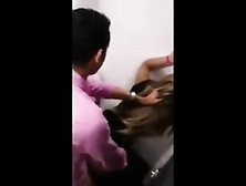 Arab Fucks White Teen In Toilet