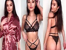 Keilah Kang Sexy Black Lingerie Tease Video Leaked