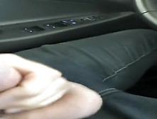 Jerking Off And Controlled Cum In Car Wash