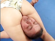 Wrestling Smother Action