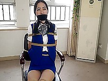 Chinese Bondage - Chair Tied & Gagged