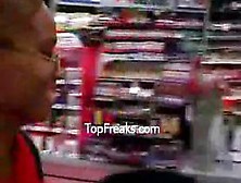 Store Clerk Gives Head And Swallows