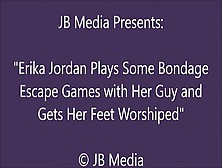 Erika Jordan Plays Some Kinky Games And Gets Foot Worship - Hd