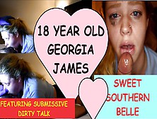 Georgia James Innocent 18 Year Old Student Deep Throats Gags Old Teacher Joe Jon Till Her Eyes Water Clip #3