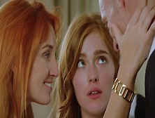 Vixen A Rich Couple Share A Perfect Redhead On Vacation