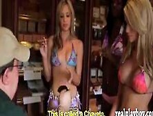 3 Bikini Babes Learning How To Do Tabaco And Dd Drag Racing