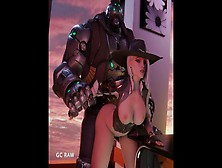 Bob! Do Something! Ashe Want Sex With Large Penis In Doggy Style.  Gcraw.  Overwatch