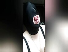 Oral Sex Into Mask With Cum Inside Vagina