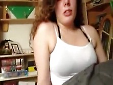 My Curly Haired Girlfriend Is Deepthroating My Dick For The First Time