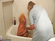 Old Fat Bbw Granny Stripped In Bathroom
