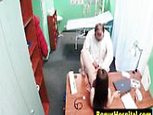 Euro Babe Pussy Licked By The Doctor