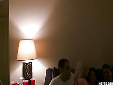 Randy College Babes Invited A Couple Of Their Buddies Over For Naughty Sex Fun