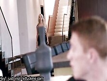 Blowjob,  Elsa Enjoys Anal With Kayden's Boy-Toy As She Watches