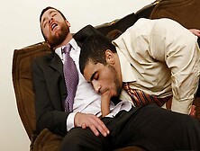 Men. Com - Office Anal With Beefcakes Trevor Knight And Angelo Antonio