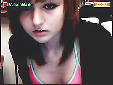 Emo Teen Cutie Shows Her Tiny Tits And Pussy On Cam